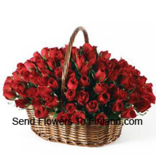 Dreamy 101 Red Roses Basket