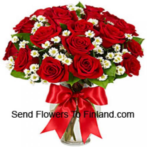 25 Lovely Red Roses