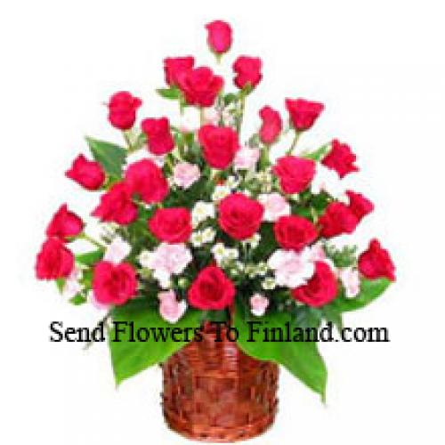 25 Fresh Red Roses