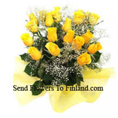 Cute Yellow Roses Bunch